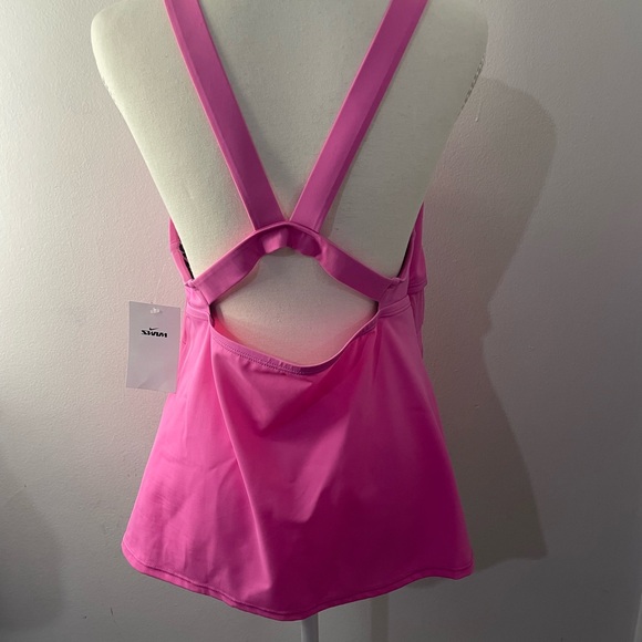Nike Pink Mesh Swim Tank Top - Picture 2 of 8